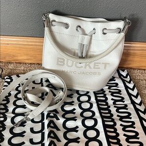 Marc Jacobs White Bucket Bag